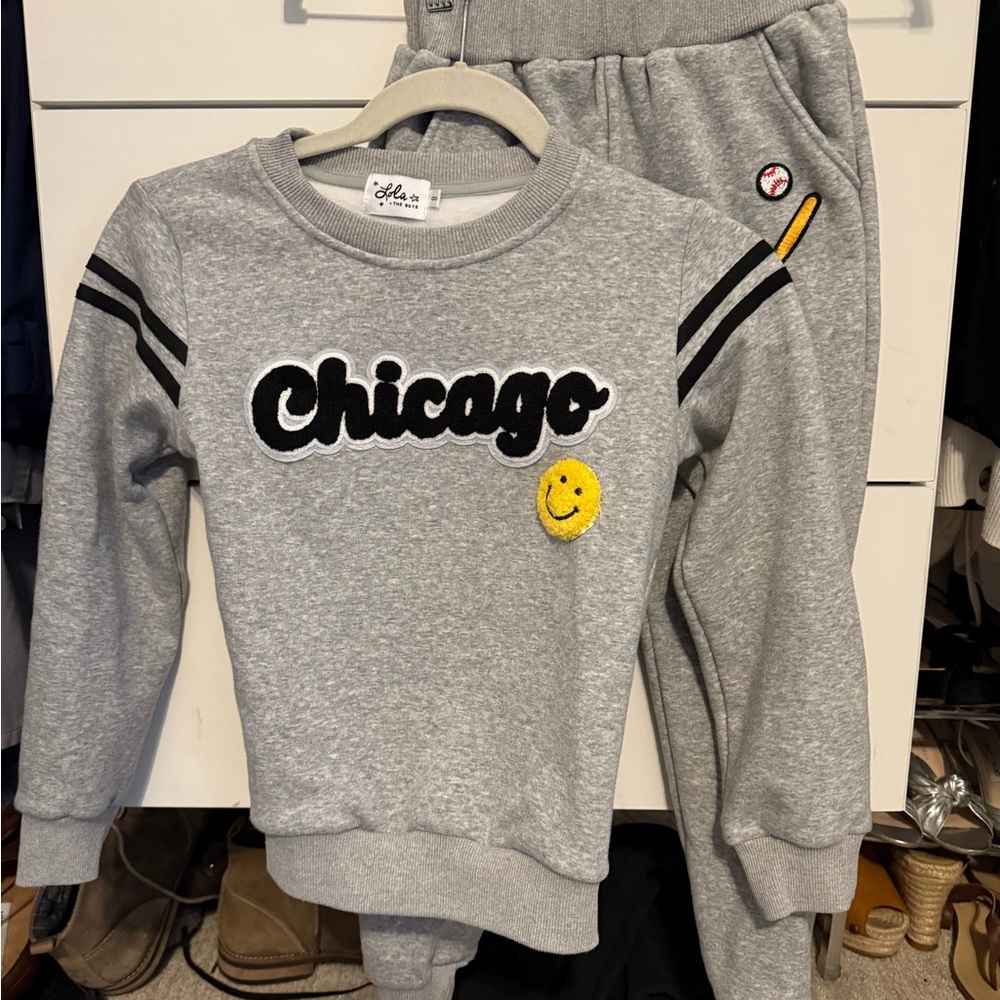 Lola and the Boys Matching Set with Chicago Design